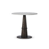 Four Hands Goetz Bistro Table Honed White Front Facing View