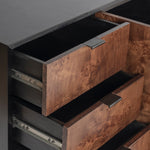 Gregory Burl Buffet Dark Brown Open Drawers CH-1001662-IN02-FN-ST-BF-DB-OS