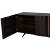 Shelf Detail View - Vega Vertical Sideboard by Nuevo Living - Seared Finish - HGSR359