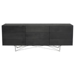 Alternate Front View - Zola Sideboard in Ebonized Finish - Nuevo Living - HGSR464