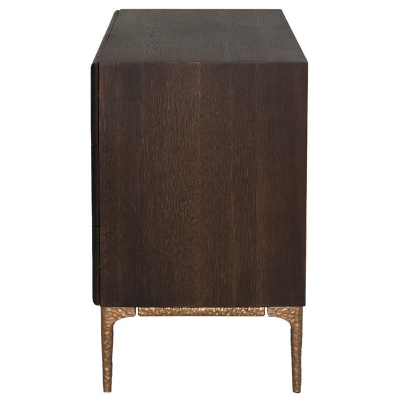 Side View - Kulu Sideboard - Seared Finish - Nuevo Living - HGSR511