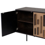 Shelf Detail - Blok Sideboard in Bronze by Nuevo Living - HGSR561