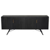 Front View - Piper Large Sideboard in Ebonized Finish - Nuevo Living - HGSR712