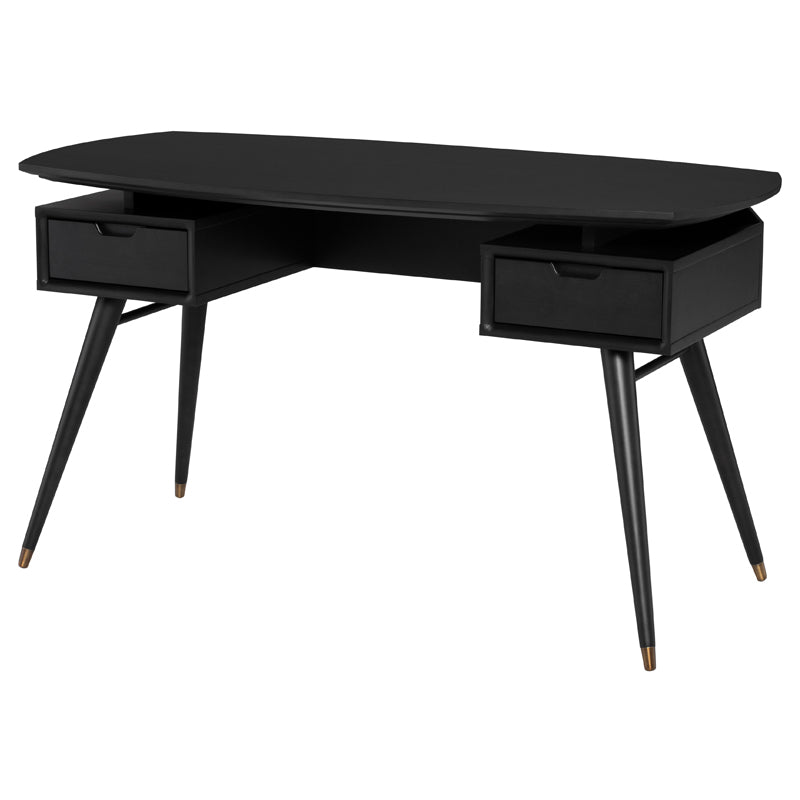 Carel Desk in Black - Nuevo Living - HGST153