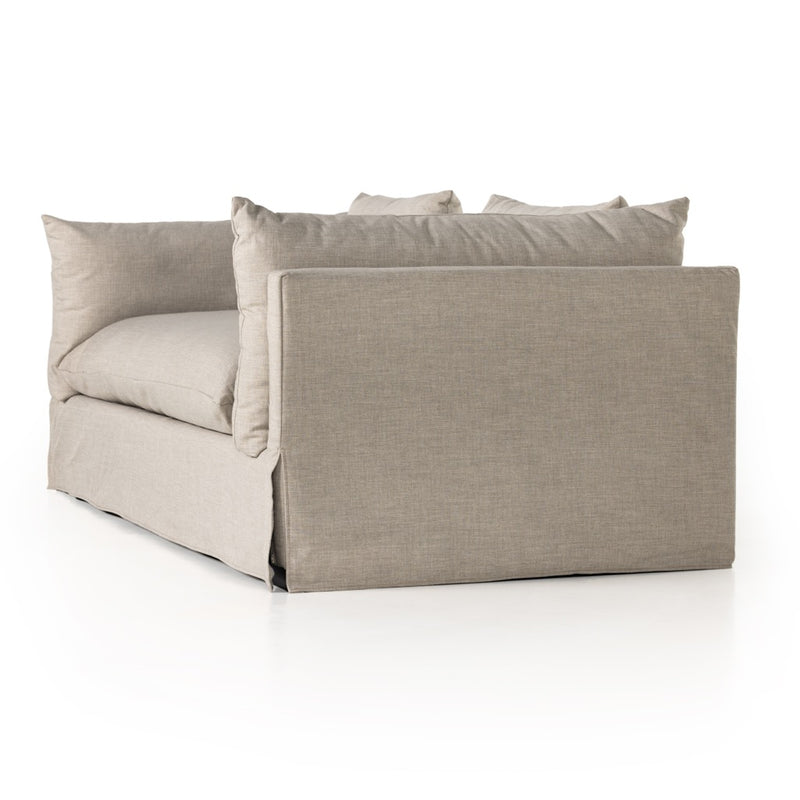 Habitat Slipcover Chaise Bennett Moon Angled View 107188-004