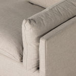 Habitat Slipcover Chaise Bennett Moon Armrest Four Hands