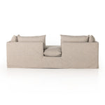 Habitat Slipcover Chaise Bennett Moon Back View Four Hands