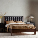 Halston Bed Heirloom Black Staged View 232427-001