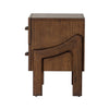 Halston Nightstand Terra Brown Ash Veneer Side View 232430-001