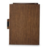 Halston Nightstand Terra Brown Ash Veneer Top View Four Hands