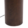 Haney Floor Lamp Russet Mango Wood Base Four Hands