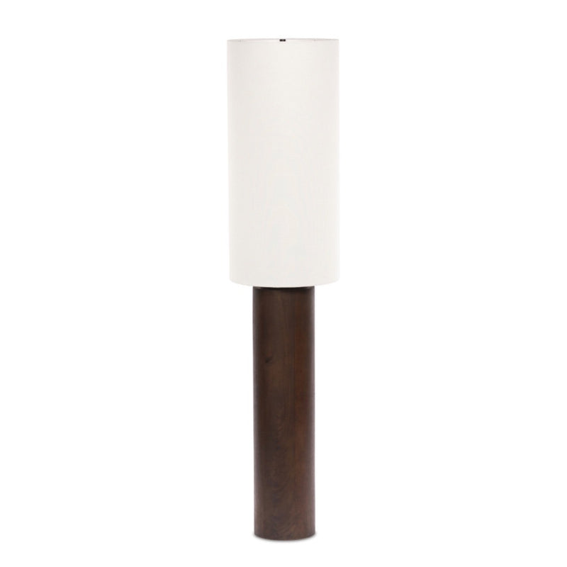 Four Hands Haney Floor Lamp Russet Mango Angled View