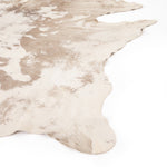 Four Hands Harland Modern Cowhide Rug Warm Brown Argentinian Origin