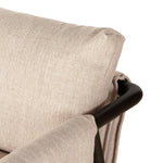 Four Hands Harrison Chair Alcala Wheat Performance Fabric Armrest