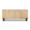 Four Hands Hatch Sideboard Natural Raffia Front Facing View