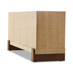 Hatch Sideboard Natural Raffia Angled View 230723-004