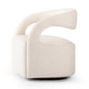 Four Hands Hawkins Swivel Chair Omari Natural Angled View