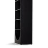 Higgs Bookcase Brushed Ebony Oak Veneer Side Four Hands