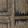 Hitchens Cabinet Worn Black Distressed Finish Four Hands