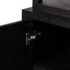 Hopkins Bookcase Brushed Ebony Oak Metal Interior Hardware 235271-001
