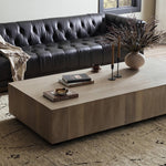 Hudson Large Rectangular Coffee Table Ashen Walnut Staged View 237679-003