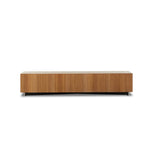 Hudson Large Rectangular Coffee Table Natural Yukas Front View