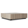 Four Hands Hudson Large Square Coffee Table Ashen Walnut Angled View