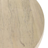 Hudson Pedestal Coffee Table Primavera Veneer Detail Four Hands