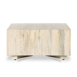 Hudson Rectangle Coffee Table Bleached Spalted Primavera Side View 227798-005