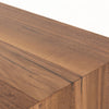 Hudson Square Coffee Table Natural Yukas Rear Corner Detail Four Hands