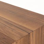 Hudson Square Coffee Table Natural Yukas Rear Corner Detail Four Hands