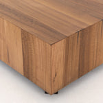 Hudson Square Coffee Table Natural Yukas Front Corner Detail UWES-214A