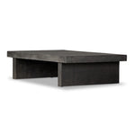 Huesca Outdoor Coffee Table Distressed Graphite Concrete Angled View 241080-001