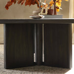 Huxley Coffee Table Smoked Black Veneer Staged View Side Four Hands