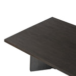 Four Hands Huxley Coffee Table Smoked Black Veneer Oak Tabletop Detail