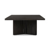 Four Hands Huxley Coffee Table Smoked Black Veneer Side View