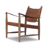 Four Hands Ignacio Chair Renault Cognac Angled View