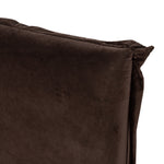 Four Hands Inwood Bed Surrey Cocoa Cushioned Headboard