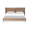 Inwood Bed Surrey Taupe Front Facing View with Mattress  109378-007