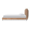 Four Hands Inwood Bed Surrey Taupe Side View with Mattress