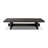 Isaac Coffee Table Smoked Black Veneer Front Facing View 239832-001