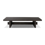 Isaac Coffee Table Smoked Black Veneer Front Facing View 239832-001