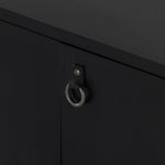 Isador Media Console Iron Handles Four Hands