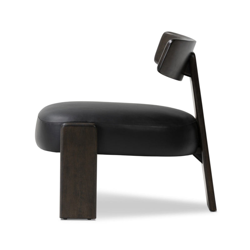 Issa Chair Carson Black Side View Four Hands