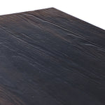 Van Thiel It Takes an Hour Sideboard Distressed Black Top Graining Detail Four Hands