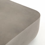 Ivan Square Coffee Table Grey Concrete Top Rounded Corner Detail VTHY-043