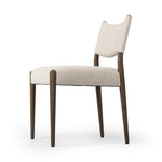 Jayla Armless Dining Chair Antwerp Natural Angled View 238922-004