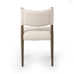 Jayla Armless Dining Chair Antwerp Natural Back View Four Hands