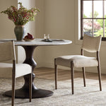 Jayla Armless Dining Chair Antwerp Natural Staged View Four Hands