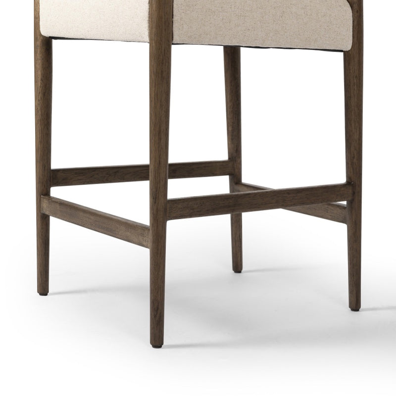 Four Hands Jayla Stool Antwerp Natural Walnut Legs